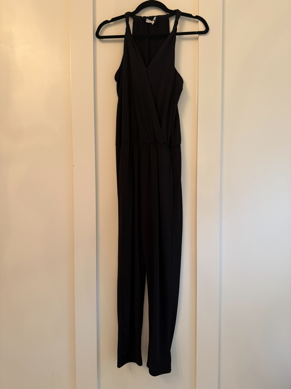 Joy Joy Black Sleeveless Jumpsuit